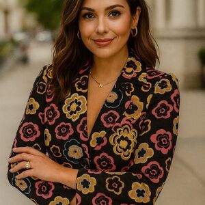 Nolita Floral‎ Patterned Coat